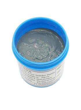 无铅中温锡膏1.0银Sn64Bi35Ag1 熔点172°C焊锡膏 无卤素锡膏锡浆