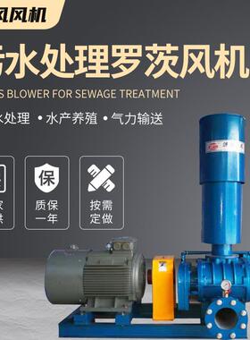 罗茨增氧机水产增氧曝气增压气量高双油箱三叶污水处理罗茨风机