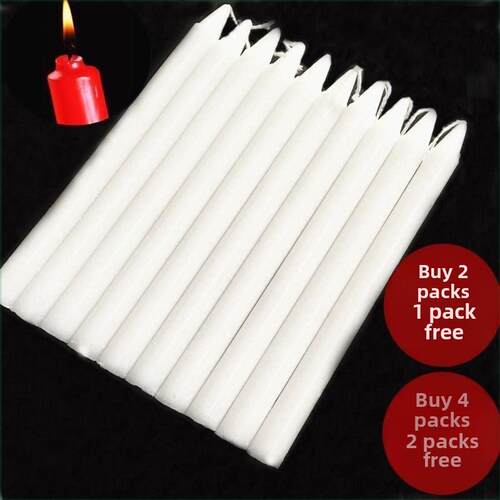 Red and white candle household lighting candles daily use