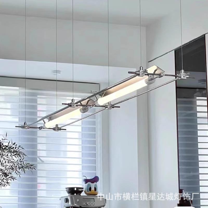 轻奢极简吧台餐厅酒店吊灯收银前台工作室咖啡厅创意蔡烈超马扎灯