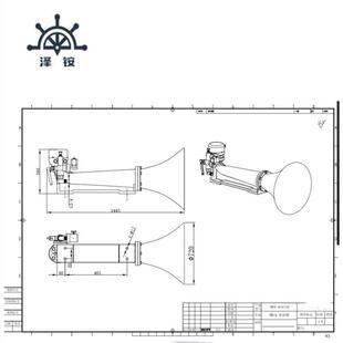3型船用雾航汽笛控制器汽笛电笛扬声器其他船舶配件船用