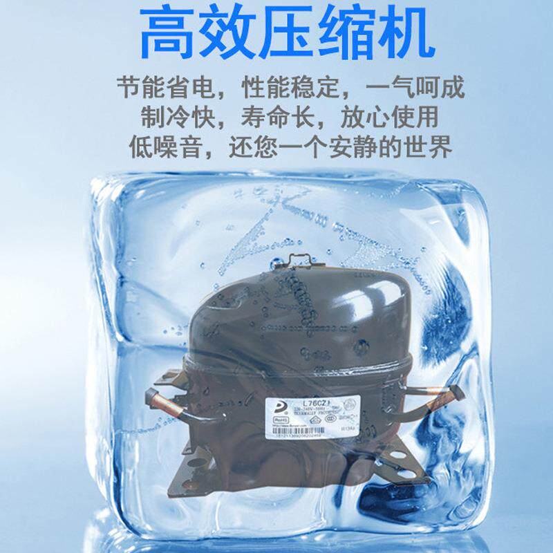 铭雪超市岛柜冷冻雪糕柜保鲜柜制冷设备商用冰箱超厚发泡层低温柜