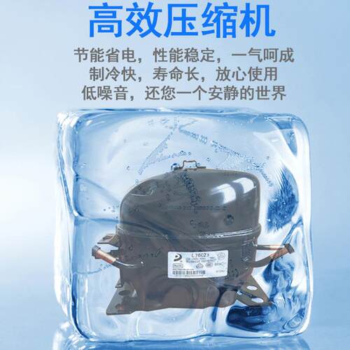 铭雪超市岛柜冷冻雪糕柜保鲜柜制冷设备商用冰箱超厚发泡层低温柜