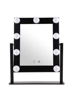 调光欧式灯泡带公主美容台式触摸家居梳妆镜化妆镜