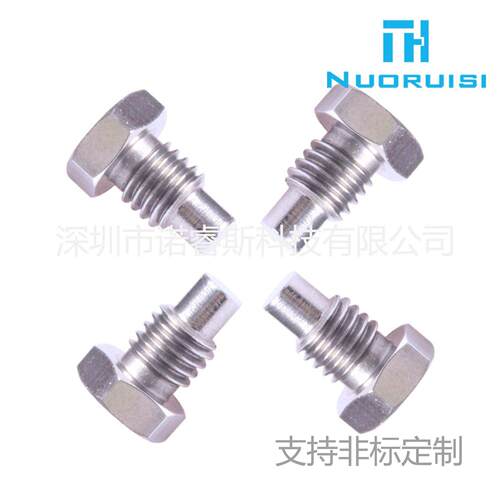 不锈钢M4M5M6 M8 M10 M12螺纹外壳PT100PT1000盲管温度感测器外壳