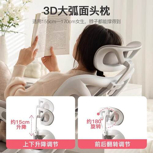 椅子服久坐N589ANB电竞椅生卧宿舍靠背电脑椅家用办公椅人体工女