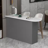 功小型吧台桌家用轻奢客餐厅靠物985墙户玄关隔断柜厨房多能置架y