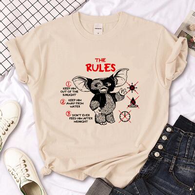 Gremlins top women Japanese t shirt female manga clothes