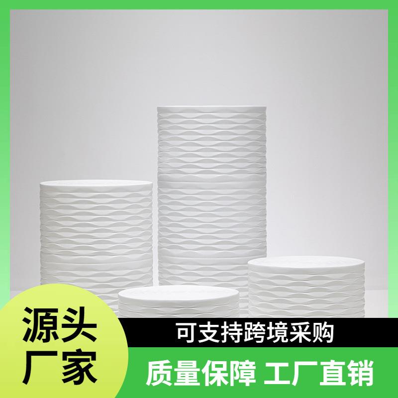 服装店高档立体电镀地台装饰摆件橱窗模特陈列中岛流水台展示站台