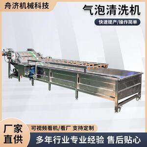 全自动商用果蔬高压辣椒青菜喷淋式气泡清洗机加工全自动清洗设备