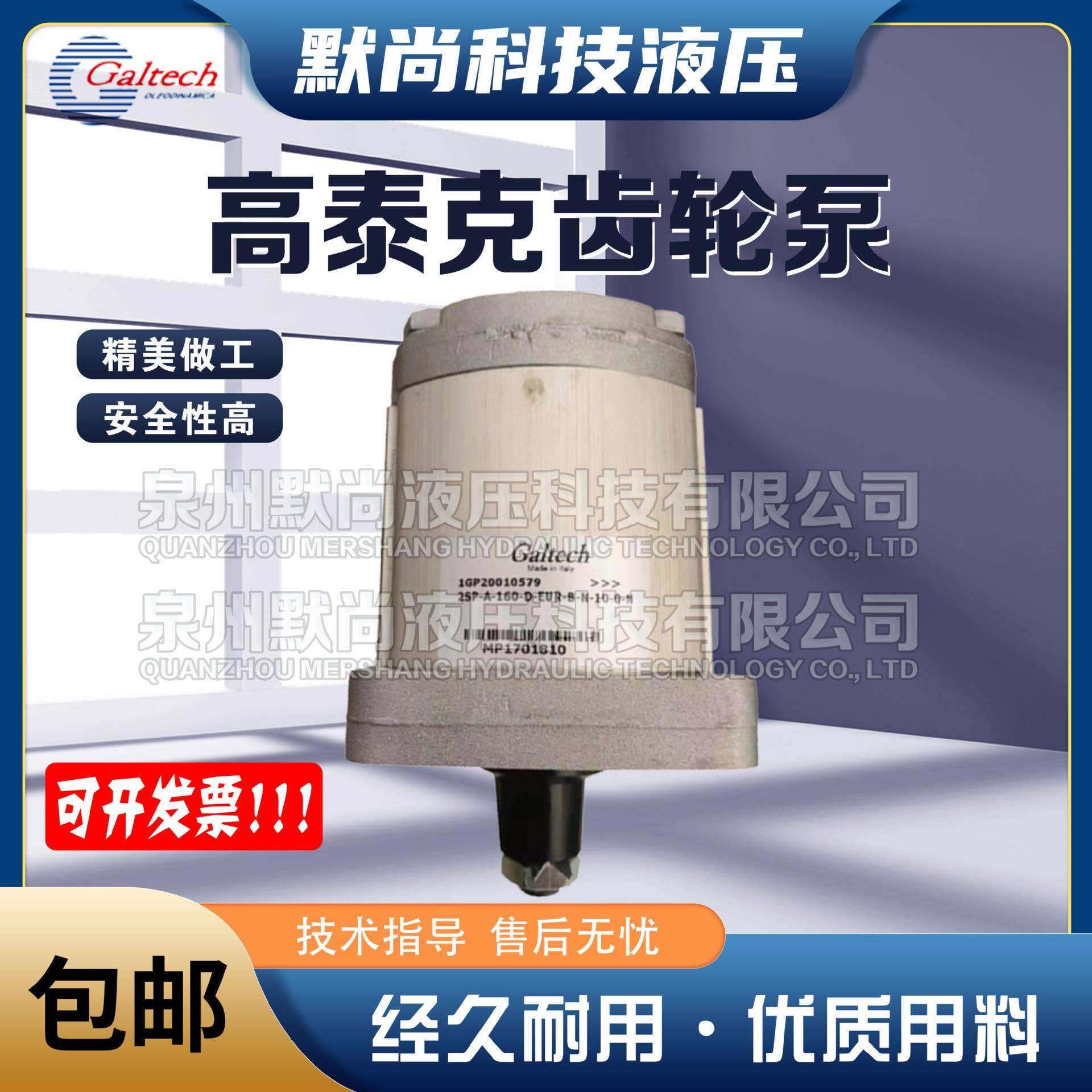 意大利高泰克Galtech齿轮泵1SP-A-025-D-EUR 2SP-A-140-D液压油泵