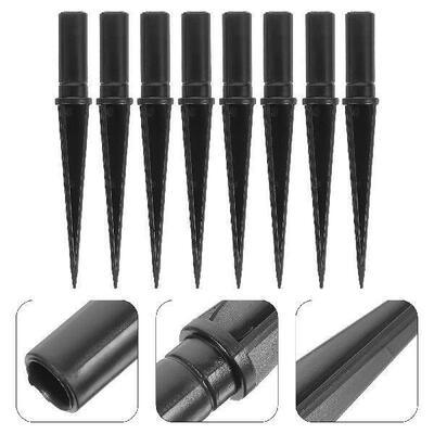 10 Pcs Land Lawn Solar Stake Outdoor Lights Garden Ground