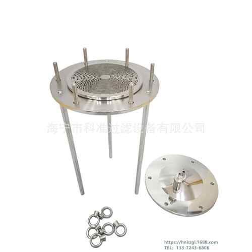 不锈钢Φ150mm圆盘单层平板膜过滤器 实验室除菌培养基过滤器