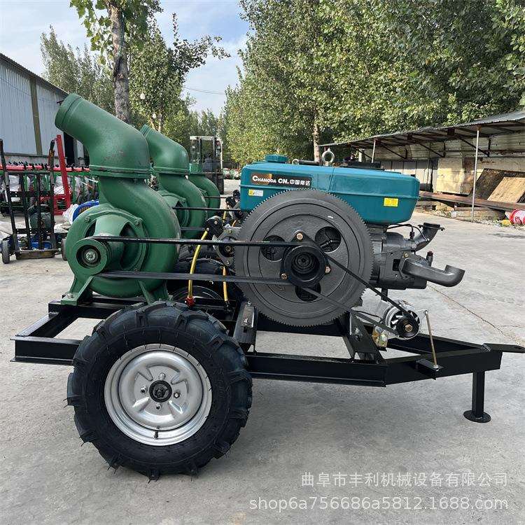 柴油款六寸八寸抽水泵 大面积排水排涝抽水泵 工地柴油抽水泵