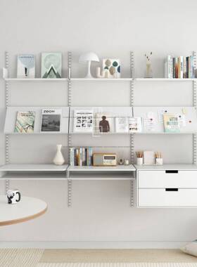 道挂墙轨书架vitsoe60置6纳20221120物架系统壁挂式背景墙收架户