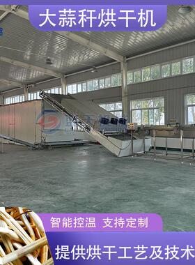 网带大蒜杆烘干设备连续式大蒜杆粉碎烘干整套设备大蒜秆烘干机