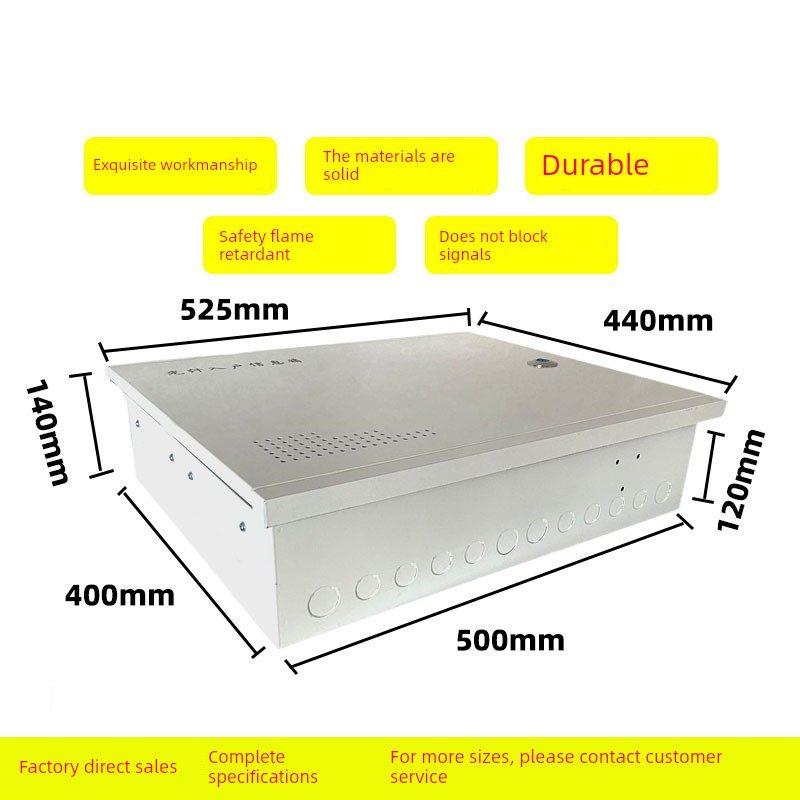 家用500*400*120光纤入口信息箱隐藏式弱电箱多媒体箱大型网络集