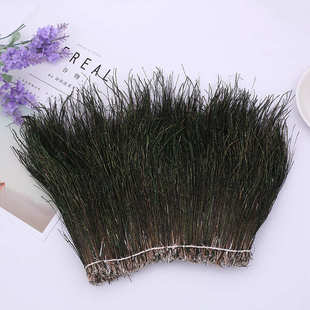厂家批发大量供应优质孔雀毛13 饰品 18cm 天然孔雀羽毛舞台表演