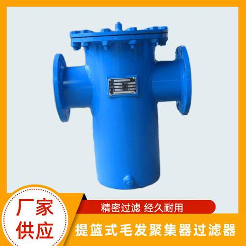 旭荣篮式过滤器立式除污器碳钢不锈钢立式直通提篮式毛发聚集器