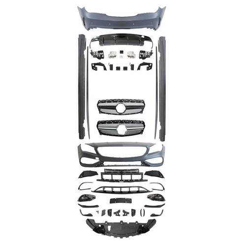 CLA45包围适用于奔驰CLA级W117改装AMG包围保险杠尾唇尾喉2013-19