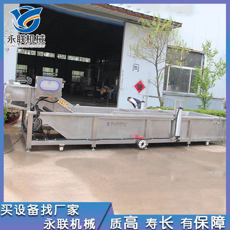 不锈钢菠菜清洗机气泡果蔬加工设备机械制造气泡果蔬清洗