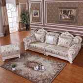 欧式 布沙发小户人型客厅可拆实洗简欧艺三人位四位沙发直985排木