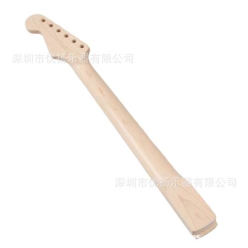 琴颈 22品 枫木指板电吉他琴颈柄for Fender ST Strat 不带背中线