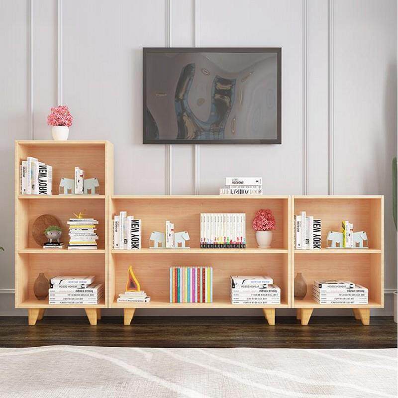 新款直销儿童实木书架客厅书柜学生简易家用创意收纳柜组合储物现