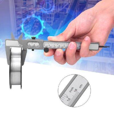Caliper Vernier Ruler with Inch/Metric High Accuracy Metal