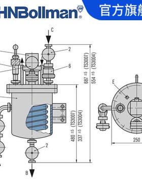 冲上海博格曼热虹吸系统 TS3000械密TS3000件循环系统 机密封洗封
