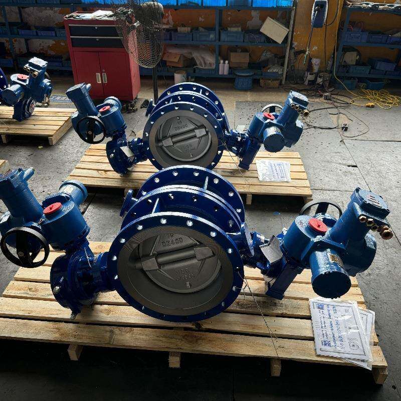 矿用一体式电动蝶阀MDS941X-25-DN500带RS485通阀体材质WCB