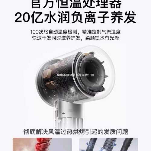 2025新款高速负离子电吹风机家用护发大风力学生宿舍静音速干风筒