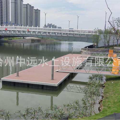 铝合金码面板护弦头合钢结构铝水上浮金桥浮台游艇码正方形头引桥