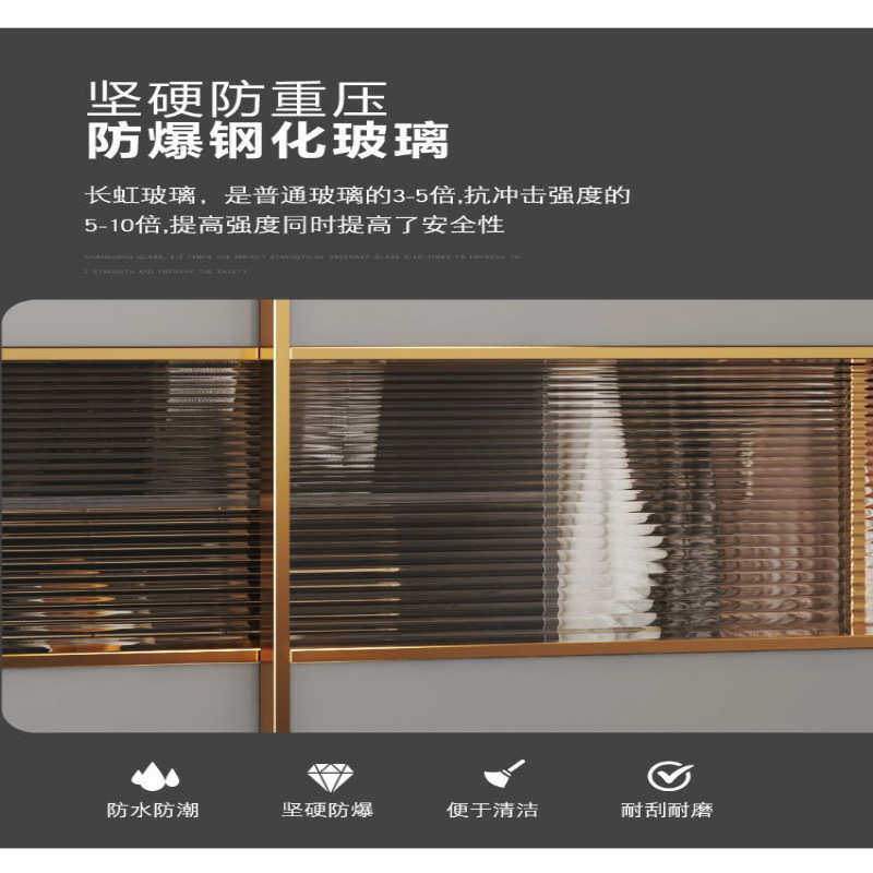 北欧移动推拉门衣柜现代简约家用意式轻奢柜子佛山家具厂家谷无从