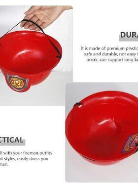 3 Pcs Fire Hat Firefighter Costume Accessory Fireman Party