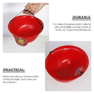 3 Pcs Fire Hat Firefighter Costume Accessory Fireman Party