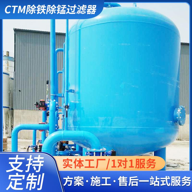 厂家直供全自动CTM除铁除锰过滤器设备水处理碳钢机械除锰过滤器