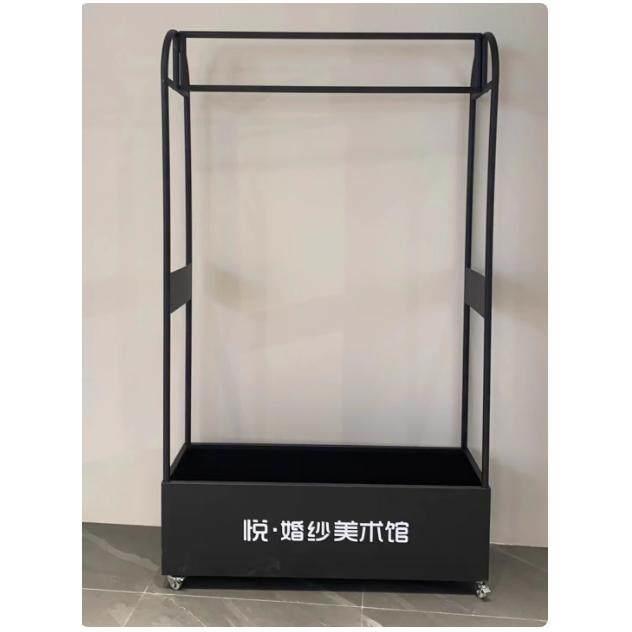 婚纱店静音手推车礼服馆带轮移动挂衣车摄影新娘试纱工具车加厚