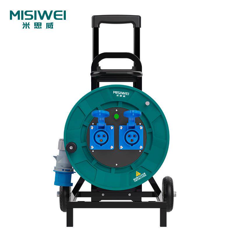 米思威250V16A工业电缆盘移动电缆盘防尘电缆卷盘绕线盘M8C08