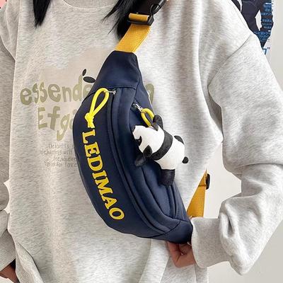男童胸包斜挎包男儿童男孩背包挎包青少年帅气小包包男生大童腰包