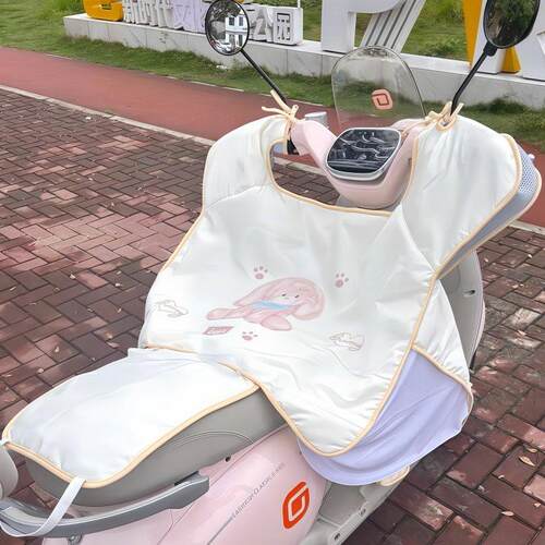 卡通电动车挡风被夏双面防水防晒薄款2025新款可爱遮阳抗UV