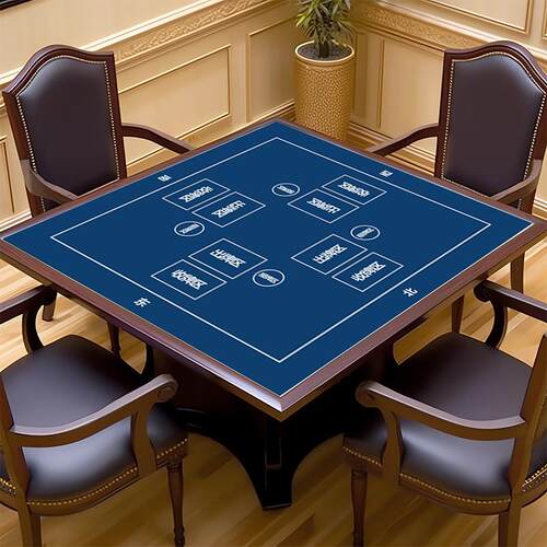 掼蛋桌布扑克牌比赛专用桌垫防滑方形棋牌室麻将馆定制桌布掼蛋垫