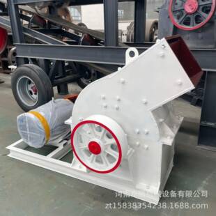 小型可移动锤式玻璃锤式粉碎机工业水泥块碎石机炉渣鹅卵石打砂机