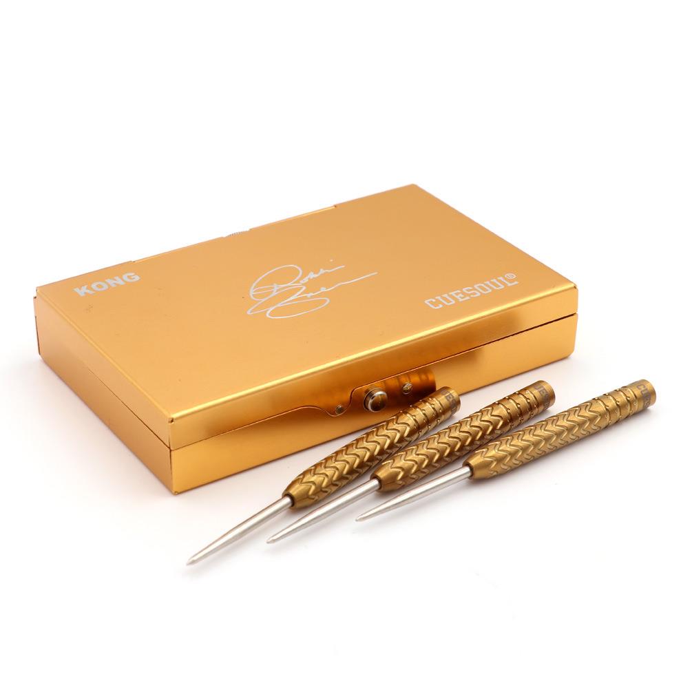 CUESOUL罗比格林系列KONGGOLD22g/24g金色硬镖身飞镖配件套装