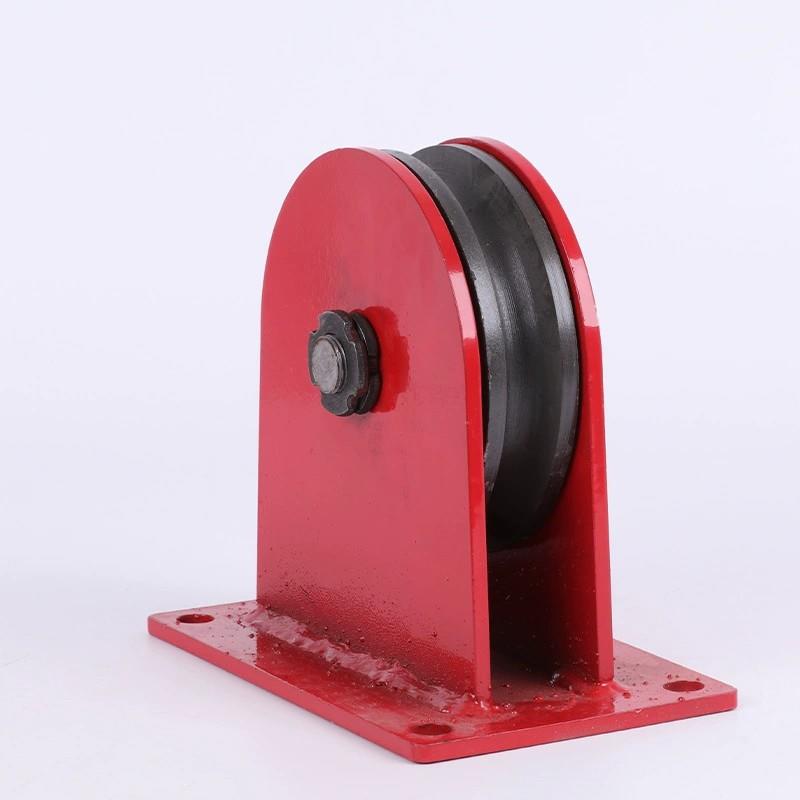 【折扣价】起重天轮地轮固滑轮定滑轮钢丝绳导向轮钢轮固定式轴承