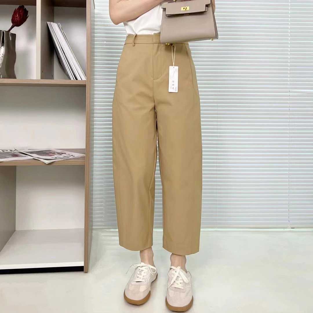 【高货】特柔舒抗皱奶奶裤气质通勤立裁微弧九分裤免烫女裤