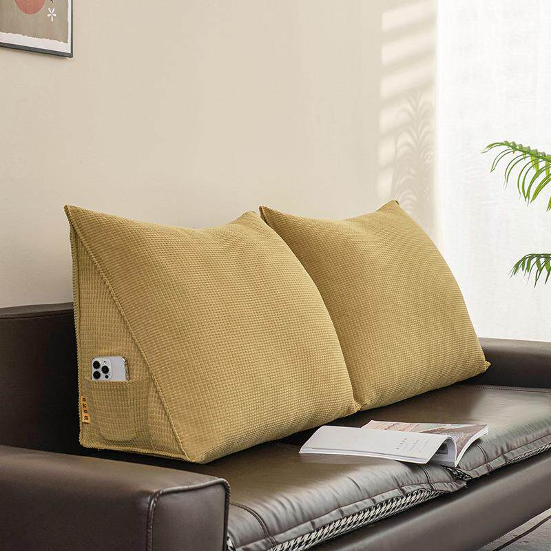 背大号加厚三角拆I3沙发靠垫床头背垫靠枕大靠靠榻榻米客厅抱枕可
