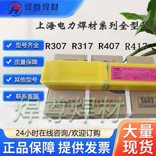 上海电力PP-R307R317R407焊条E5515-B2热强钢焊条