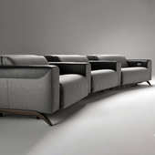 私人观影功能室沙发座椅家庭影院电动影视别墅厅影音组合2024新款