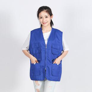 正品志愿马甲定制摄视影口导演多袋红马夹广告工作服影者记者防护